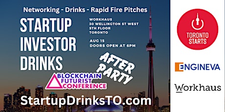 Imagem principal do evento Blockchain Futurist After Party / Startup Investor Drinks