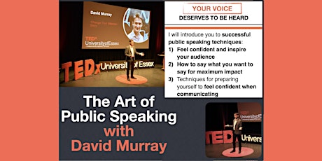 The Art of Public Speaking for Beginners (4 week course)