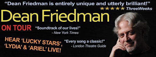 Samlingsbild för Dean Friedman 2024 Tour