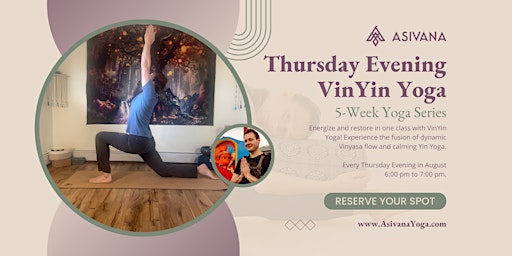 Thursday Evening VinYin Yoga primary image