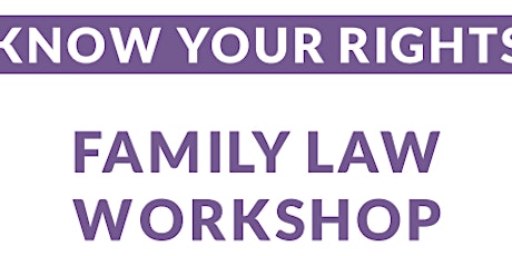 Family Law workshop - Legal Hand Tremont primary image