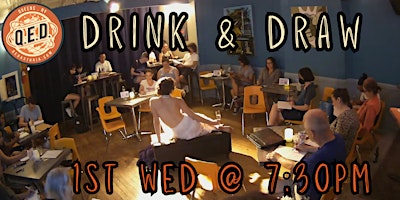 Imagem principal de Astoria Drink & Draw with a Live Model (Wednesday)