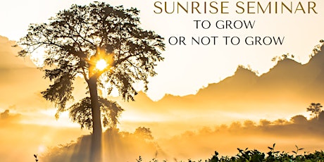 Sunrise Seminar with Coterie Detroit-To Grow or Not to Grow primary image