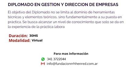 Hauptbild für DIPLOMADO EN GESTION Y DIRECCION DE EMPRESAS - 2023