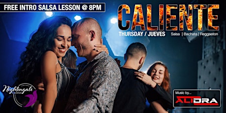Caliente! (Free Salsa Lessons + Bachata & Reggaeton) primary image