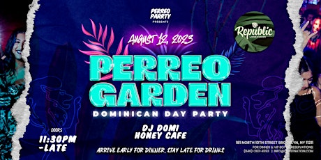 Image principale de Perreo Garden: Latin & Reggaetón Dominican Day Party