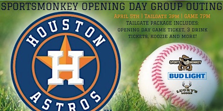Sportsmonkey Opening Day Tailgate + Game Experience  primary image