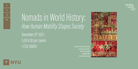 ETAW Workshop | Nomads in World History: How Human Mobility Shaped Society primary image