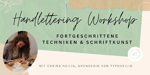 Handlettering Workshop – Fortgeschrittene Techniken & Schriftkunst primary image