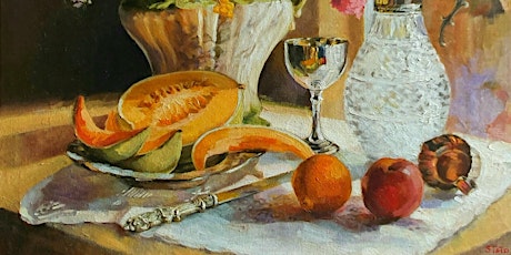 Still life painting with Tatyana