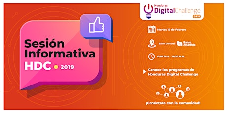 Imagen principal de Sesión Informativa Honduras Digital Challenge 2019 - Tegucigalpa