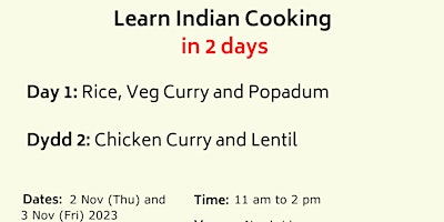 Imagen principal de Learn Indian Cooking in 2 Days