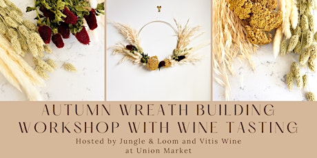 Autumn Wreath Building with a Wine Tasting primary image