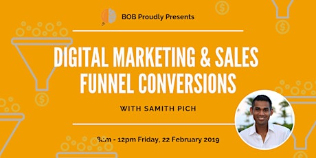 bob February - Digital Marketing And Sales Funnel Conversion primary image