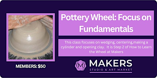 Imagen principal de Pottery Wheel: Focus on Fundamentals