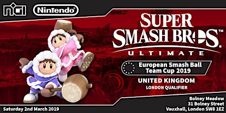 Super Smash Bros. Ultimate European Smash Ball Team Cup 2019 - London Qualifier primary image