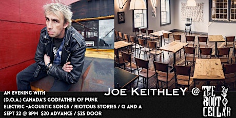 Joe Keithley live at The Root Cellar  primärbild