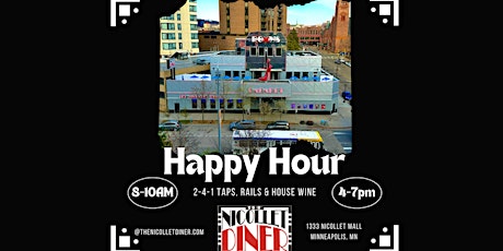 2-4-1 Happy Hour 4-7PM weekdays