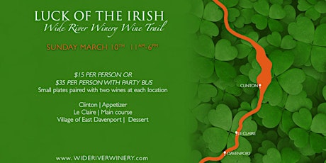 LUCK OF THE IRISH Wine Trail primary image
