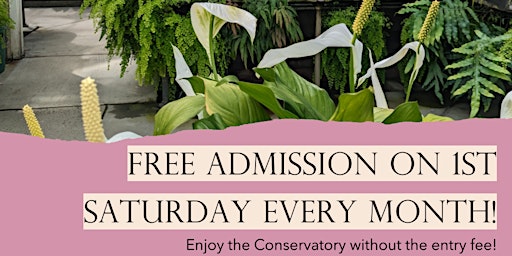 Hauptbild für Free Admission at Volunteer Park Conservatory