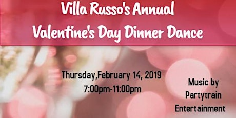 Villa Russo's  Valentine's Day Dinner Dance primary image