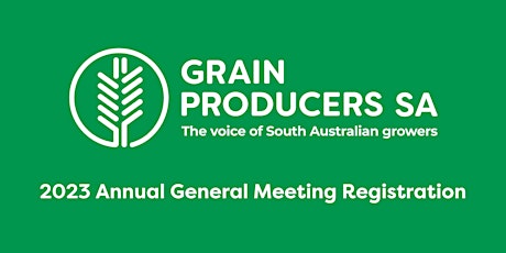 Grain Producers SA 2023 AGM primary image