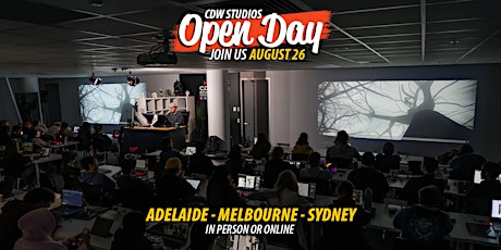 Imagen principal de 2023 CDW Studios Open Day! (Adelaide, Melbourne & Sydney)