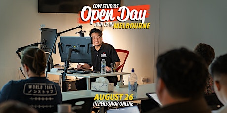Imagem principal do evento 2023 CDW Studios Open Day at our Melbourne Studio!
