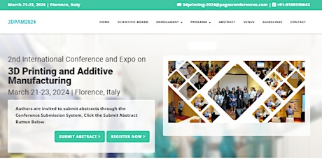 2nd International Conference and Expo on 3D Printing and Additive Manufactu primary image