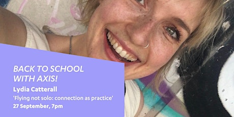 Primaire afbeelding van 'Flying not solo: connection as practice' - with Lydia Catterall