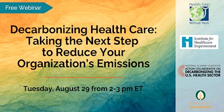 Image principale de Taking the Next Step to Reduce Your Organization's Emissions