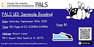 PALS  U13: Seminole Bowling Night!