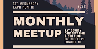 Primaire afbeelding van Monthly Meetup (Midland/Saginaw Bay Chapter)