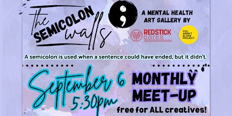 Immagine principale di The Semicolon Walls: September Meetup 