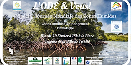 Image principale de FORUM L'ODE & VOUS ! : "Zones humides et Changement Climatique"