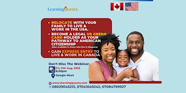 Live & Work Legally In The USA; Your Permanent Residency -  A Reality