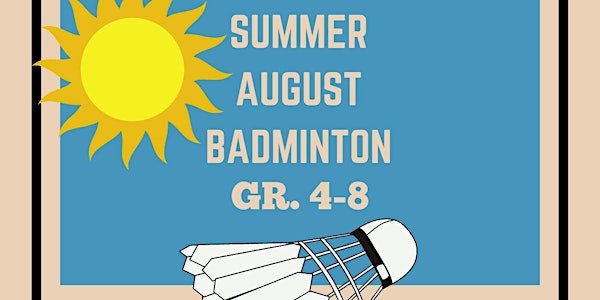 MYAC  Summer Badminton