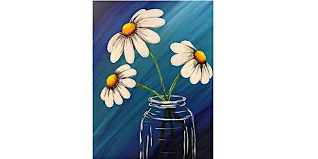 "Darling Daisy" OG Art Painting @Main St BBQ! AIRDRIE primary image