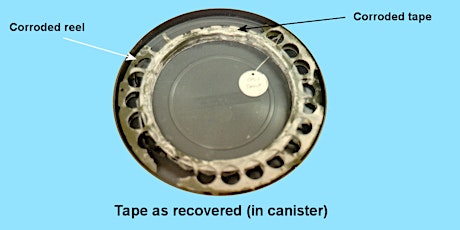 Challenger Shuttle disaster: Recovery of data from damaged tapes primary image