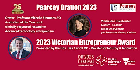 Pearcey Oration 2023 primary image