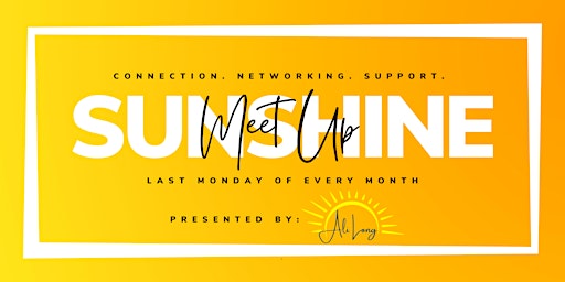 Monthly Sunshine Meet Up primary image