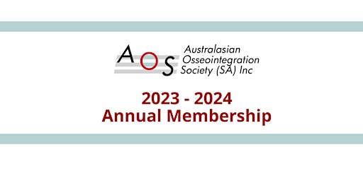 AOS SA 2023-2024 annual membership primary image