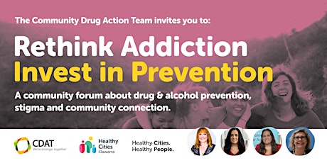 Imagem principal do evento Rethink Addiction – Invest in Prevention