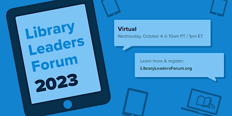Library Leaders Forum: VIRTUAL primary image