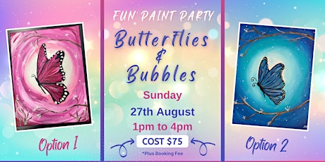Paint Party - Bubbles & Butterflies primary image