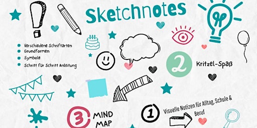 Hauptbild für Sketchnotes für Einsteiger mit Sandra Nagel | Workshop