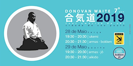Imagem principal do evento Aikido Donovan Waite Sensei - São Paulo 2019