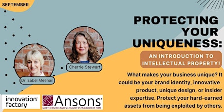 PROTECTING YOUR UNIQUENESS: An Introduction to Intellectual Property primary image