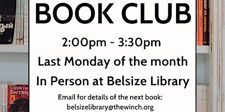 Belsize Reads - AgeUK Bookclub primary image