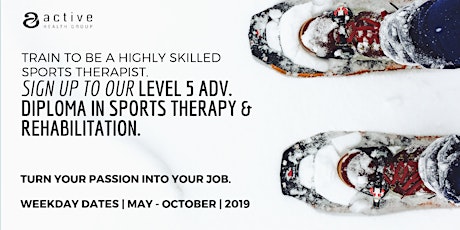 Level 5 Adv. Diploma in Sports Therapy & Rehab **WEEKDAY TRAINING DATES** primary image